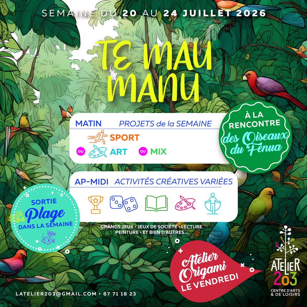 stage vacances tahiti