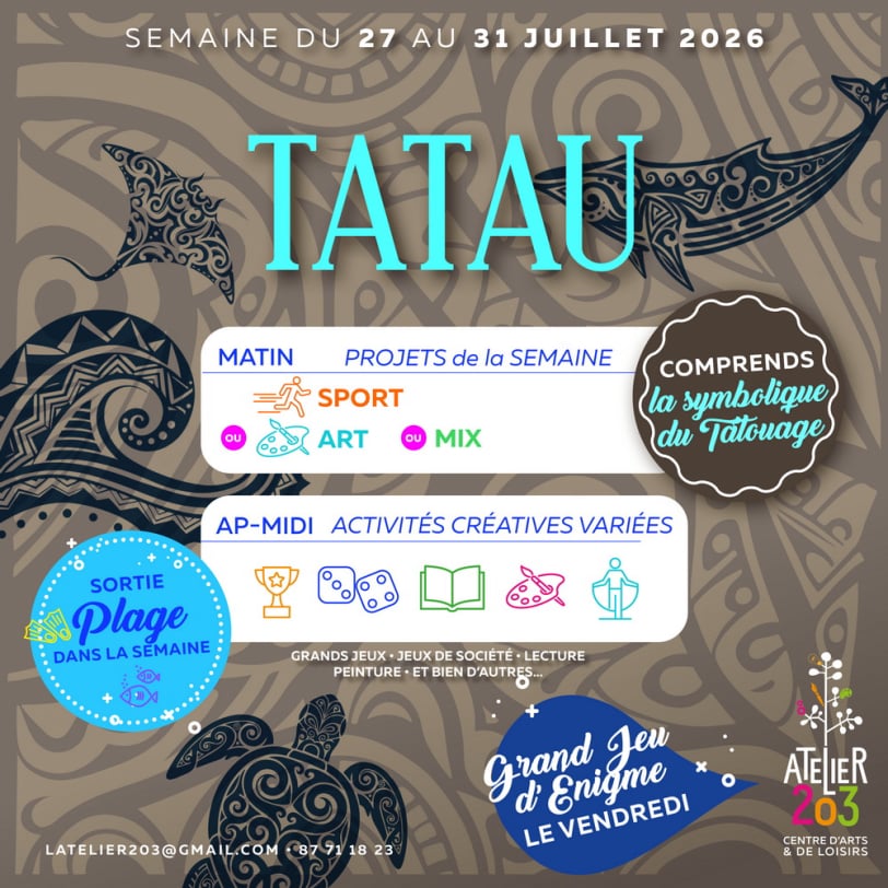 stage vacances tahiti